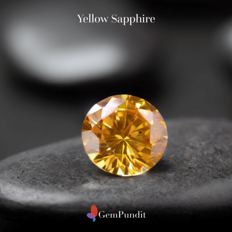 Significance and Intentions Behind Wearing Yellow Sapphire Stone